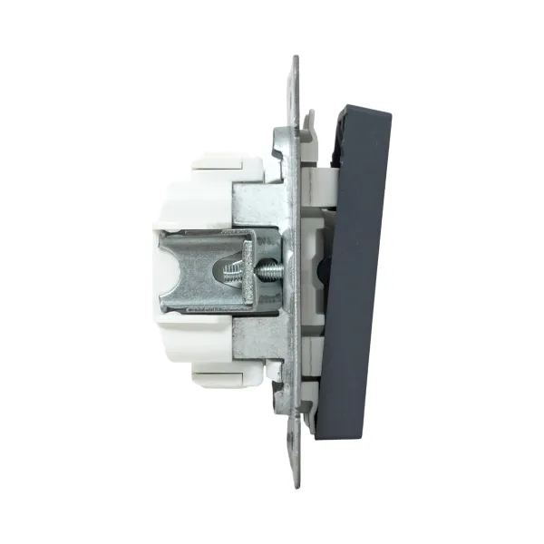 Механизм выключателя, трёхклавишный, графит Эпика EKF