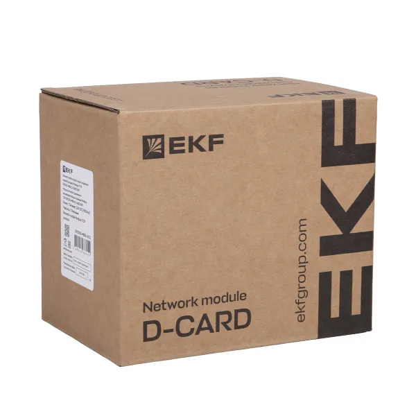 Модуль сетевой удалённого расширения ввода и вывода Modbus TCP GR200-MBS D-CARD EKF