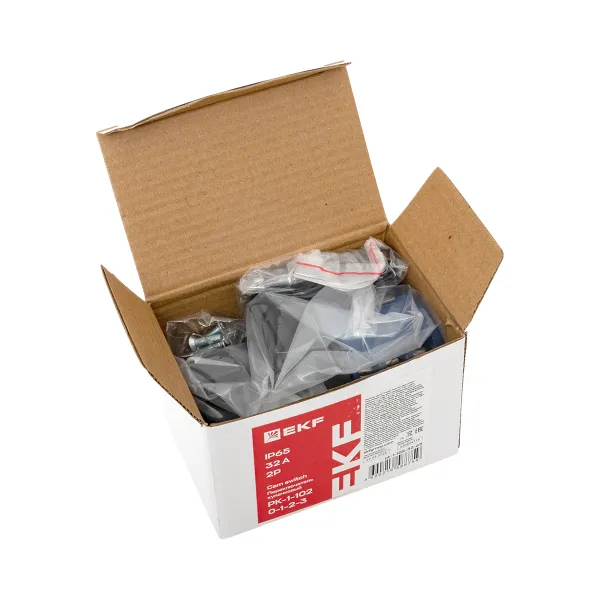 Переключатель кулачковый ПК-1-102 32А 2P «0-1-2-3» IP65 EKF