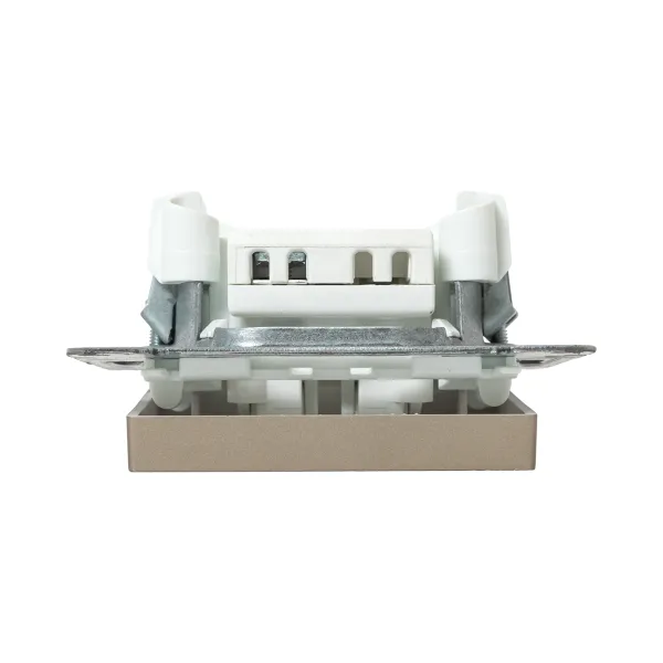 Механизм выключателя, одноклавишный, проходной, шампань Эпика EKF