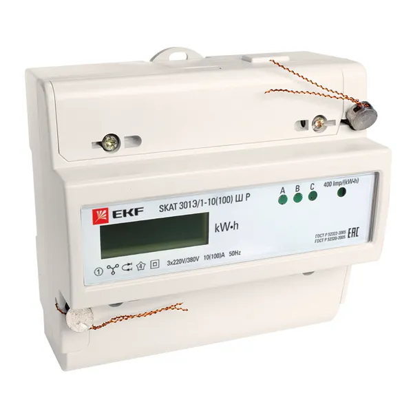 Счётчик электрической энергии SKAT 301E/1-10(100) SD EKF PROxima