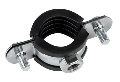 Хомут стальной 1 1/4" (40-45 мм), с уплотнителем EKF