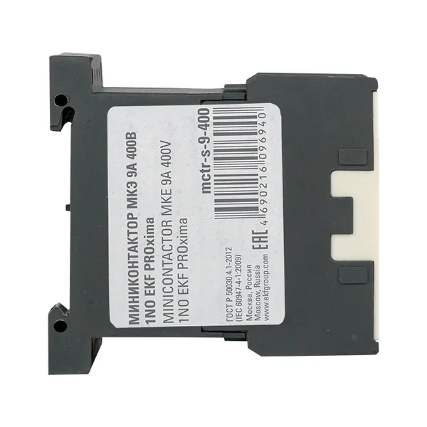 Миниконтактор МКЭ 9А 400В 1NO EKF PROxima