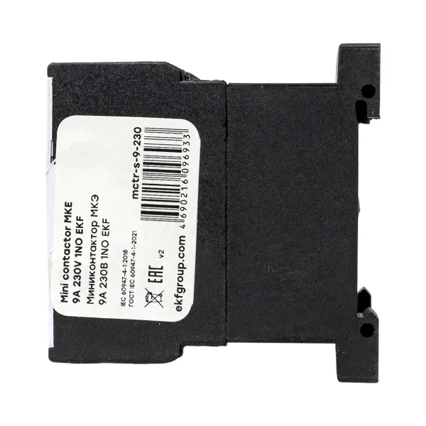 Миниконтактор МКЭ 9А 230В 1NO EKF PROxima