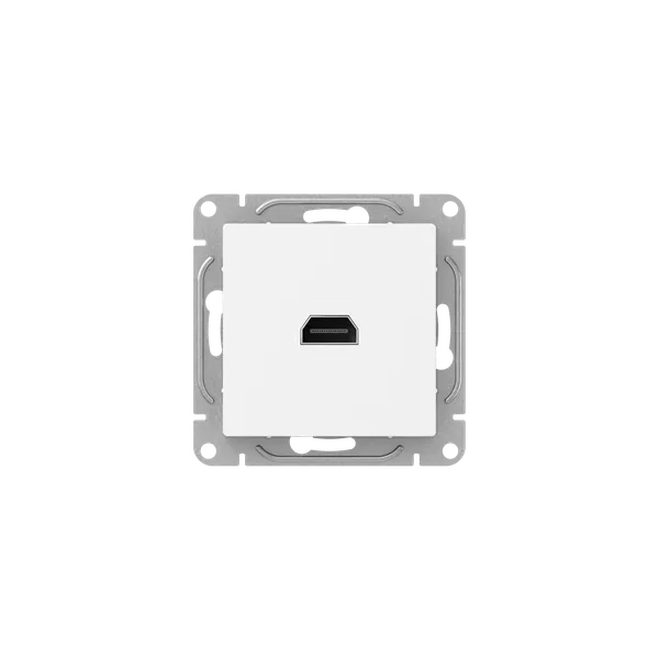 Механизм розетки HDMI, белый Эпика EKF