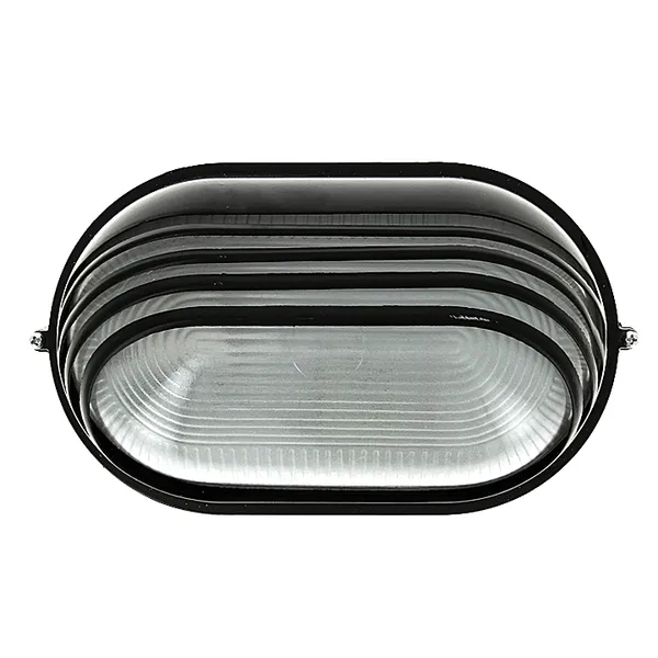 Светильник BLS-1207 черный/овал ресничка 100Вт IP54 EKF Basic