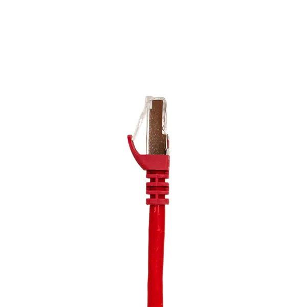 Патч-корд TERACOM CS Cat.6A экранированный S/FTP оболочка LSZH красный (5,0м)