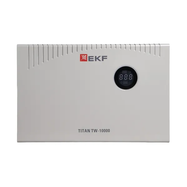 Стабилизатор напряжения симисторный с возможностью настенного монтажа TITAN -TW-10000 EKF