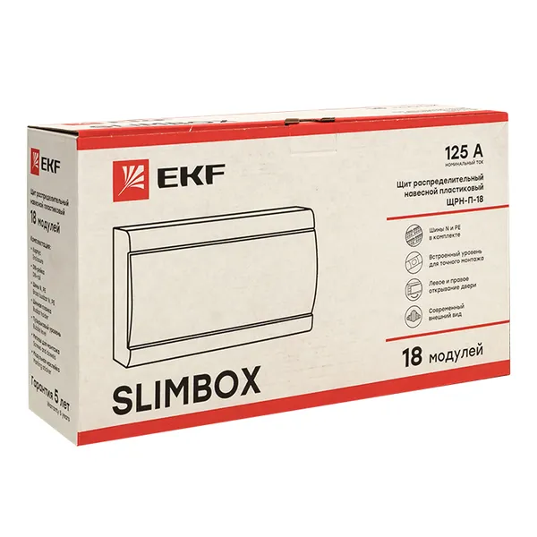 Щит распред. навесной ЩРН-П-18 "SlimBox" IP41 EKF