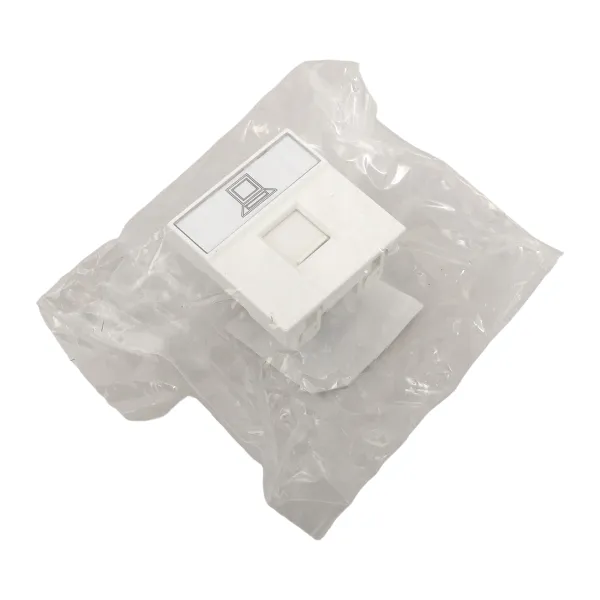 Розетка RJ45 кат. 5e, 2 модуля EKF