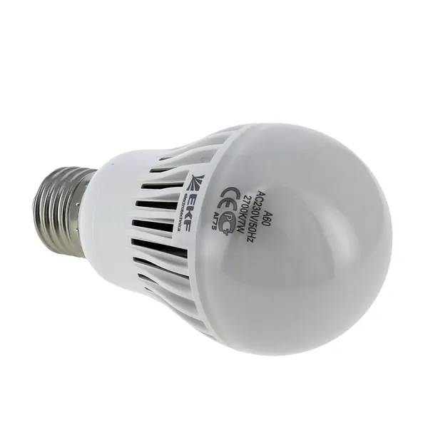 Лампа светодиодная FLL-ECO-A 7W 4000К A60 E27 EKF Simple