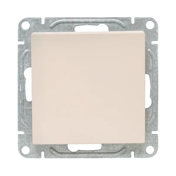 Механизм выключателя, одноклавишный, перекрёстный, кремовый Эпика EKF