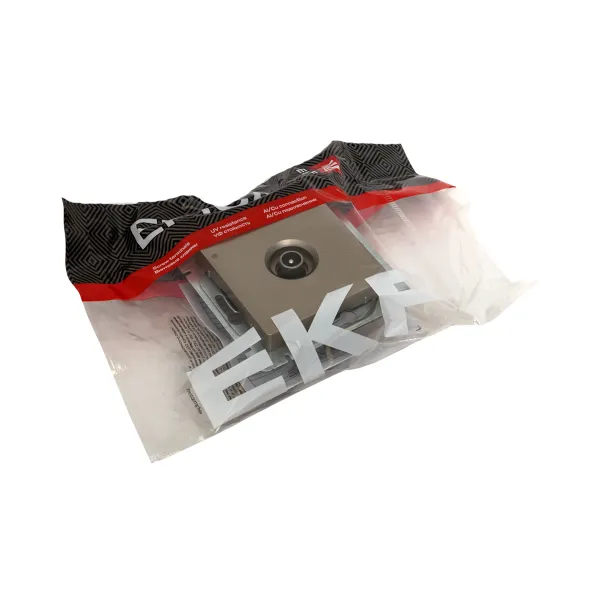 Механизм розетки TV, оконечная, шампань Эпика EKF