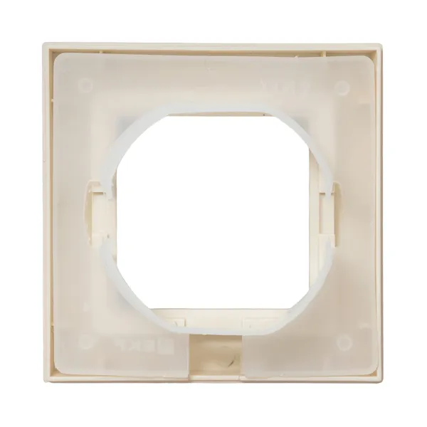 1 - местная рамка, IP44, кремовая, пластик Эпика EKF