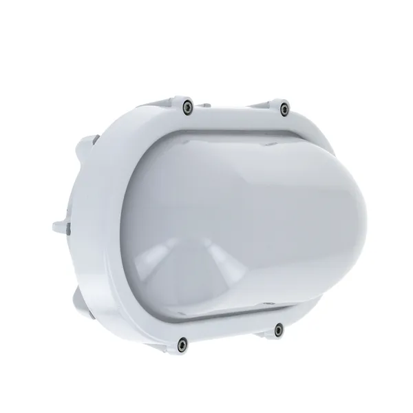 Светильник светодиодный ЖКХ металл белый овал 8Вт IP65 серии PWD-LED EKF Proxima