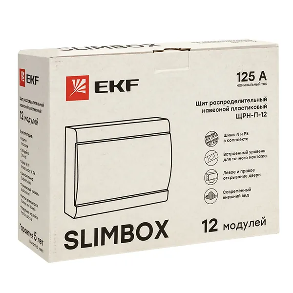 Щит распред. навесной ЩРН-П-12 "SlimBox" IP41 EKF