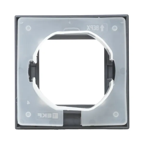 1 - местная рамка, IP44, графит, пластик Эпика EKF
