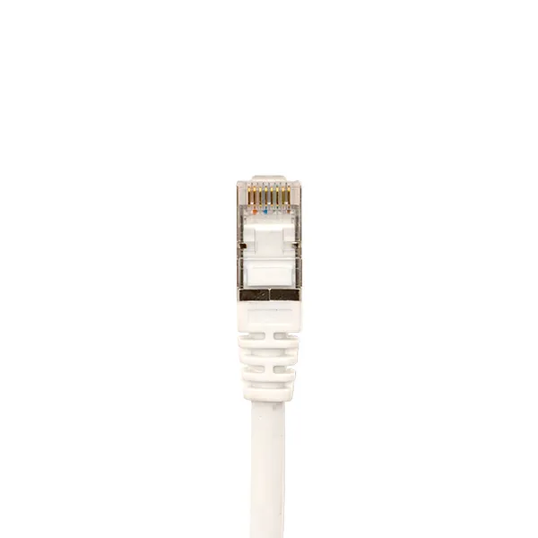 Патч-корд TERACOM CS Cat.6A экранированный S/FTP оболочка LSZH белый (5,0м)