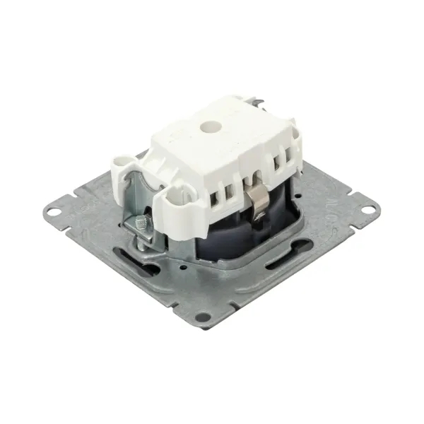 Механизм розетки, 16А, с заземлением, без шторок, графит Эпика EKF