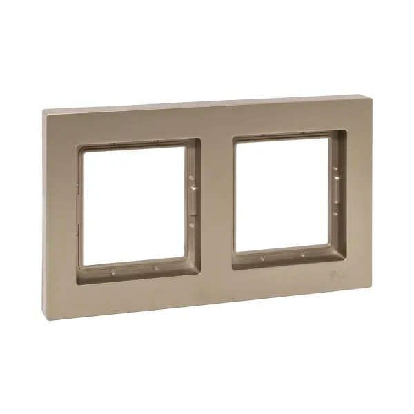 2 - местная рамка, IP44, шампань, пластик Эпика EKF