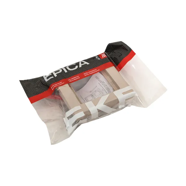 1 - местная рамка, IP44, кремовая, пластик Эпика EKF