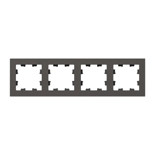 4 - местная рамка, мокко, пластик Эпика EKF