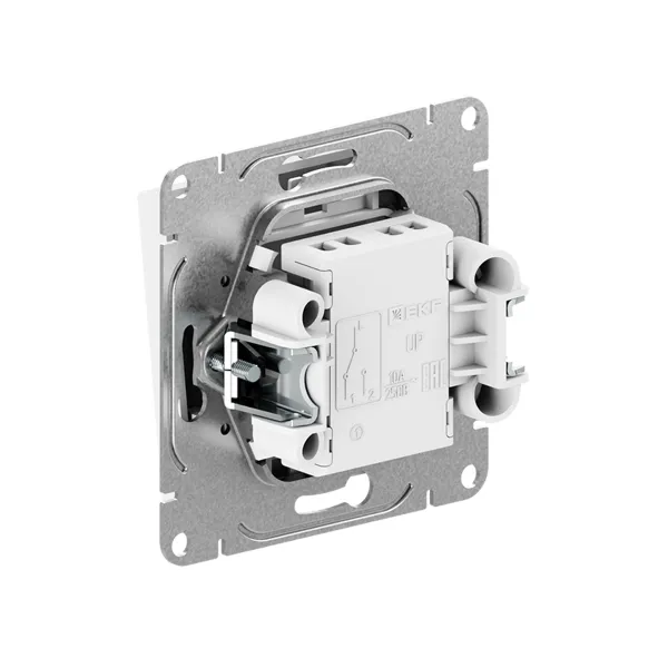 Механизм выключателя, одноклавишный, проходной, шампань Эпика EKF