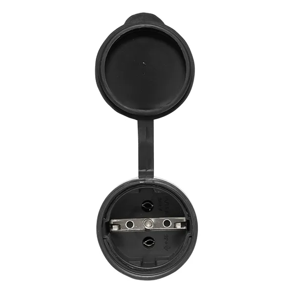 Роз. перенос. с защитной крышкой каучуковая 230В 2P+PE 16A IP44 EKF PRO