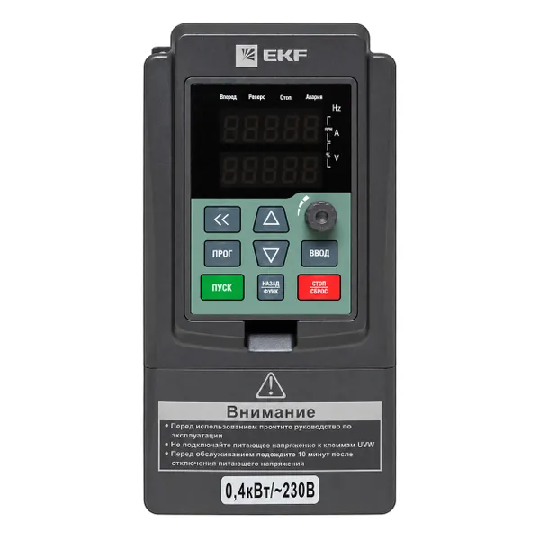 Преобразователь частоты 0,4/0,75кВт 1x230В VECTOR-100 EKF PROxima