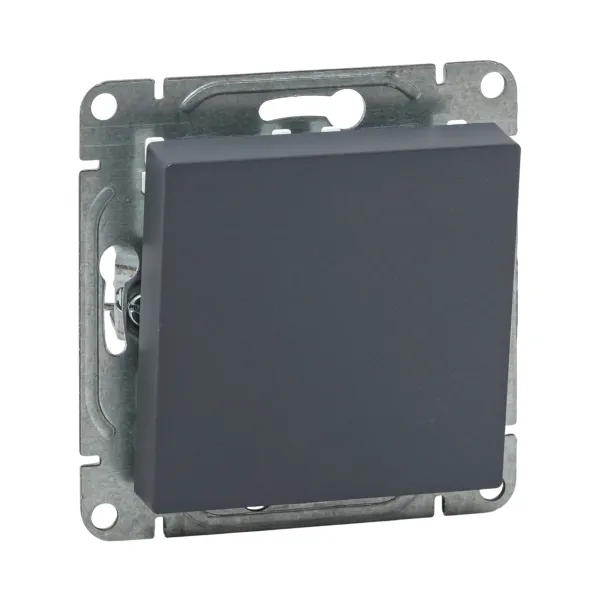 Механизм выключателя, одноклавишный, проходной, графит Эпика EKF