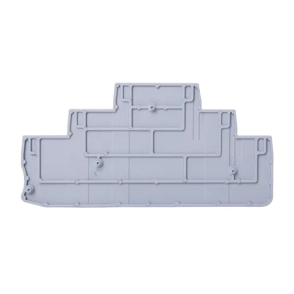 Заглушка для пружинной трехуровневой 2.5 Push-in серая