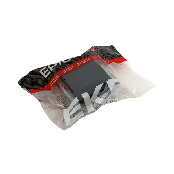 Механизм розетки, 16А, IP44, с заземлением, со шторками, c крышкой, графит Эпика EKF