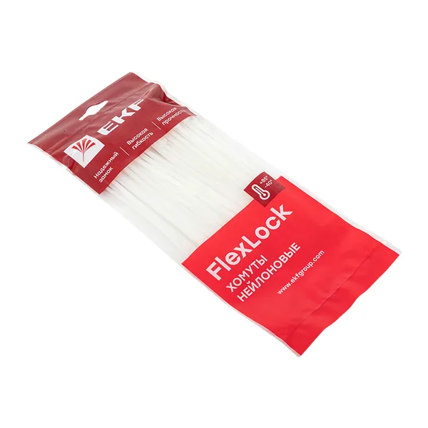 Хомут P6.6 стандартный (б), 3.6x150 (100шт) FlexLock EKF