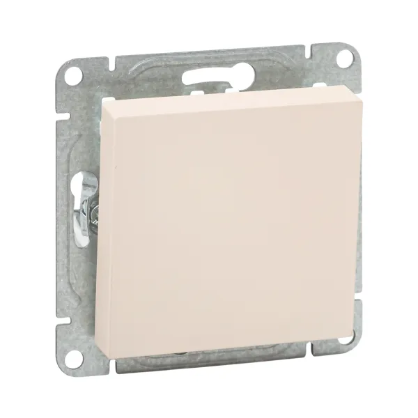 Механизм выключателя, одноклавишный, кремовый Эпика EKF
