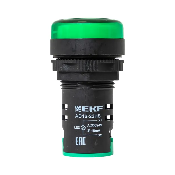 Матрица светодиодная AD16-22HS зеленая 24В AC/DC EKF PROxima