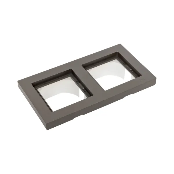 2 - местная рамка, IP44, мокко, пластик Эпика EKF