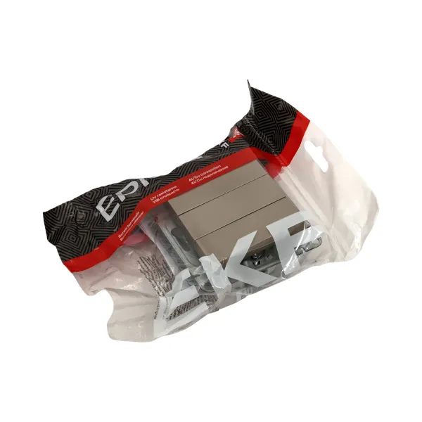 Механизм выключателя, трёхклавишный, шампань Эпика EKF