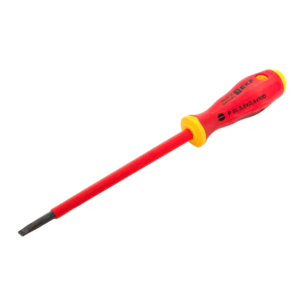 Отвертка Professional SL3.5х0.6 мм VDE 1000В EKF