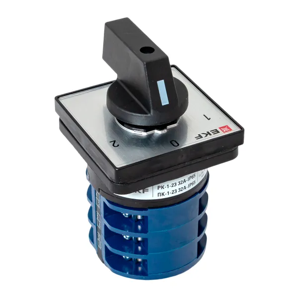 Переключатель кулачковый ПК-1-23 32А 3P «1-0-2» IP65 EKF