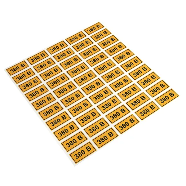 Наклейка "380В" (20х40) EKF PROxima