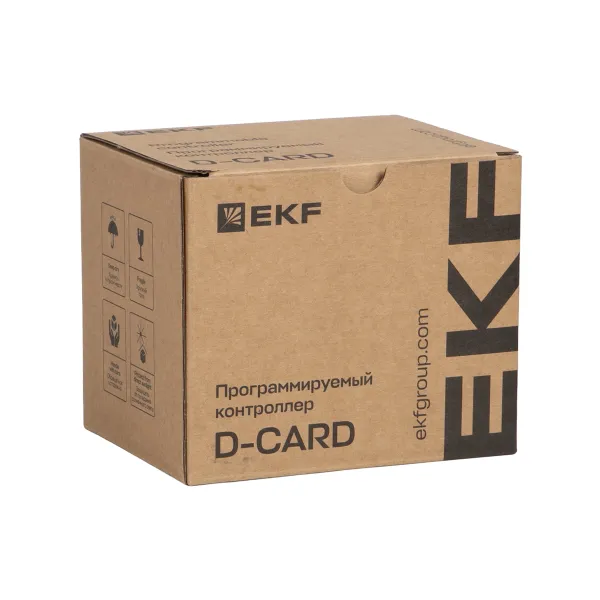 Программируемый логический контроллер (ПЛК) EC312 токоподающий D-CARD EKF