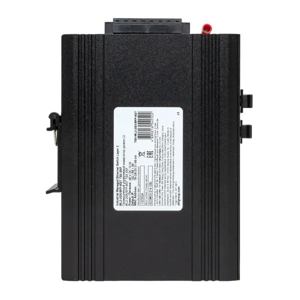 Промышленный управляемый коммутатор уровня L2 TSX-ML2-2GX/SFP-8GT, 2 порта 1000Base-X SFP, 8 портов 10/100/1000Base-T(X) RJ45, монтаж на динрейку TSX EKF
