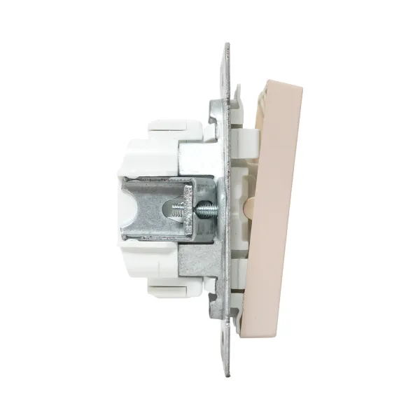 Механизм выключателя, трёхклавишный, кремовый Эпика EKF