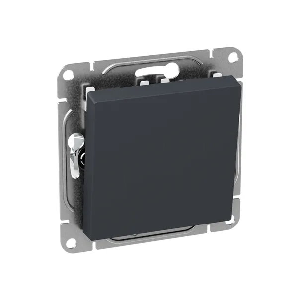 Механизм выключателя, одноклавишный, перекрёстный, графит Эпика EKF