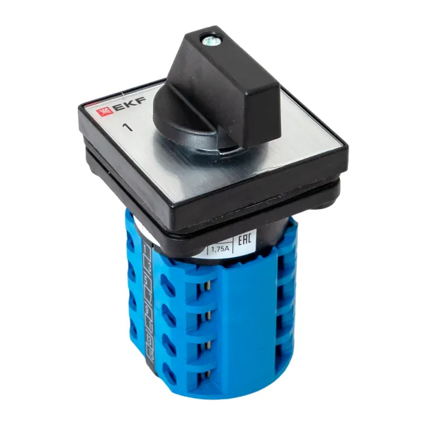 Переключатель кулачковый ПК-1-24 10А 4P «1-0-2» IP65 EKF