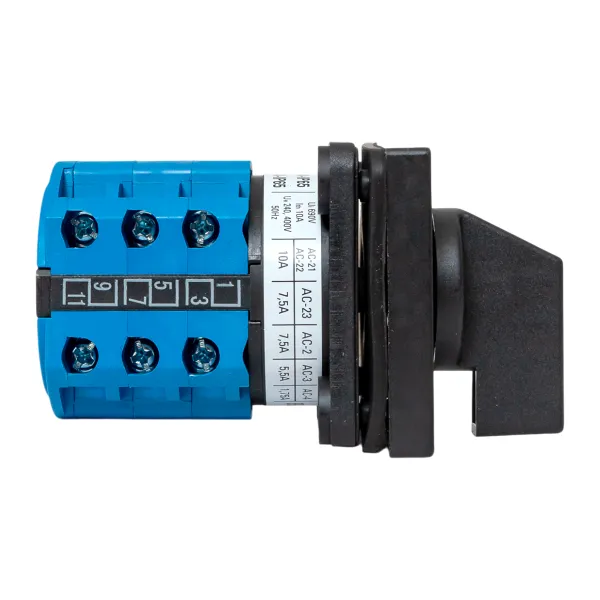 Переключатель кулачковый ПК-1-53 10А 3P «1-2» IP65 EKF