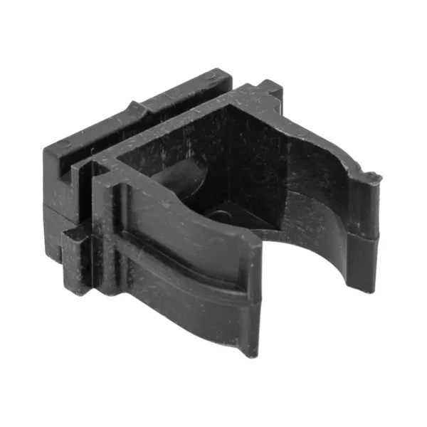 Крепеж-клипса для ручного монтажа d25 мм (10 шт) черная EKF-Plast