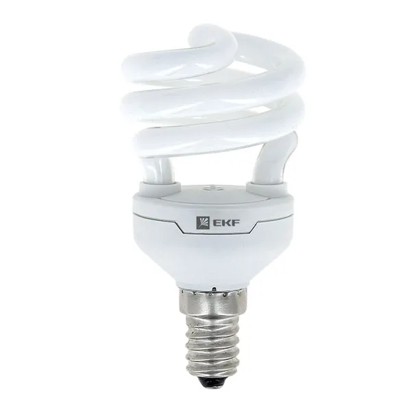 Лампа энергосберегающая HSI-полуспираль 11W 4200K E14 12000h EKF Simple