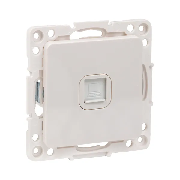 Стокгольм Механизм Розетки RJ-45 1-местной белый EKF PROxima