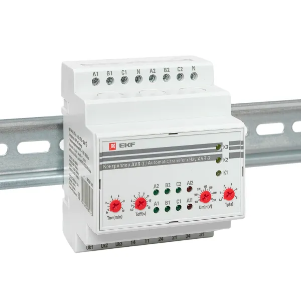 Контроллер АВР на 2 ввода с секционированием AVR-3 EKF